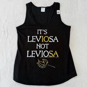 Harry Potter It's Leviosa Not Leviosa Magic Feather Logo Tank Top